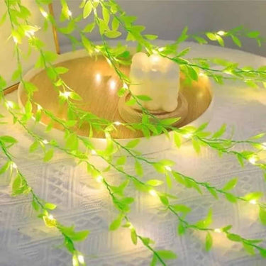 LXINDIA Fancy Lights XERGY Plastic Artificial Vine Leaf Led Fairy String Light