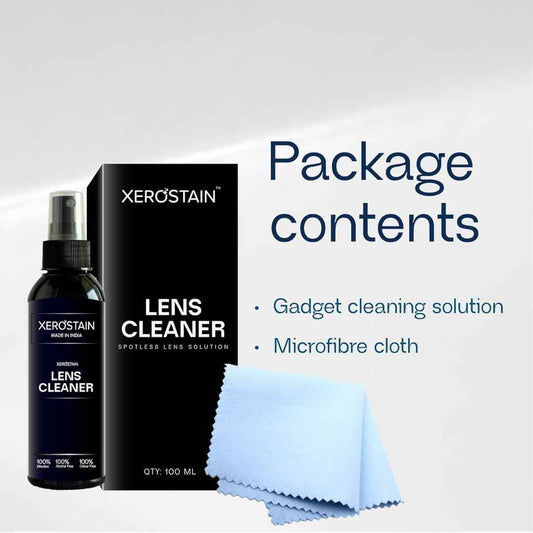 LX INDIA Mobile Cleaning Kit Xerostain Premium Lens Cleaning Spray Kit with Microfibre Cloth