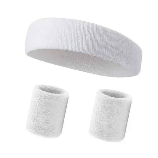 LX INDIA Sweat Bands XFyt Sports Wrist Head Band & Wrist Sweat Band Combo