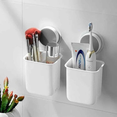 LXINDIA organizer Xmart India Wall Mounted Toothbrush Holder (2 Pcs)