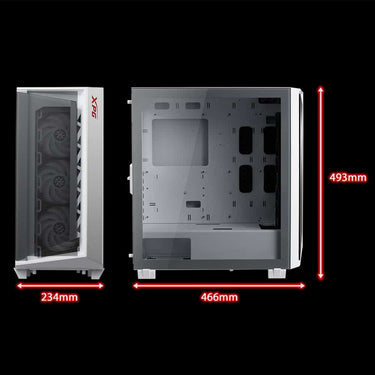 LXINDIA XPG CRUISER SUPER MID-TOWER CHASSIS (WHITE)