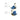 LXINDIA Show Piece Xtore Hand Crafted Swan Pair Home Decor Decorative Showpiece (Pack of 2 Blue)