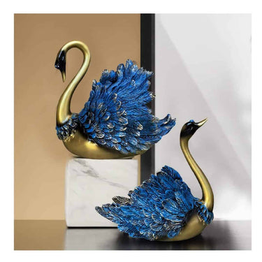 LXINDIA Show Piece Xtore Hand Crafted Swan Pair Home Decor Figurine