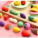 LXINDIA Eraser YBN Eraser for Kids Box Set (12 pc Fruit Eraser)