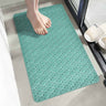 LXINDIA mats Yellow Weaves Anti Skid Shower Mat (Green)