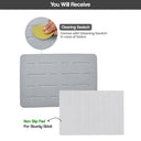 LXINDIA mats Yellow Weaves Stone Bath Mat (Light Grey)