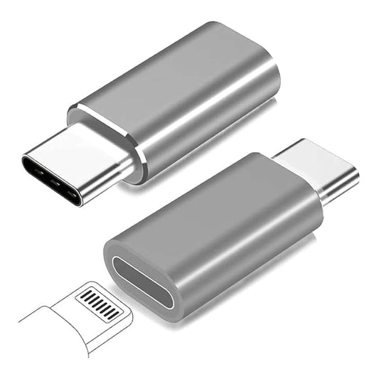 LX INDIA USB C & OTG Cables YellowCult Lightning Female to USB C Male Adapter (Pack 2)