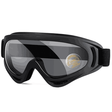 LXINDIA Yobbo Unisex Bike Riding Goggle (Black Free Size)