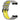 LX INDIA Watch straps YODI Replacement Sporty Silicone Strap Quickfit Dual Tone Band (GREY-YELLOW)