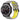 LX INDIA Watch straps YODI Replacement Sporty Silicone Strap Quickfit Dual Tone Band (GREY-YELLOW)