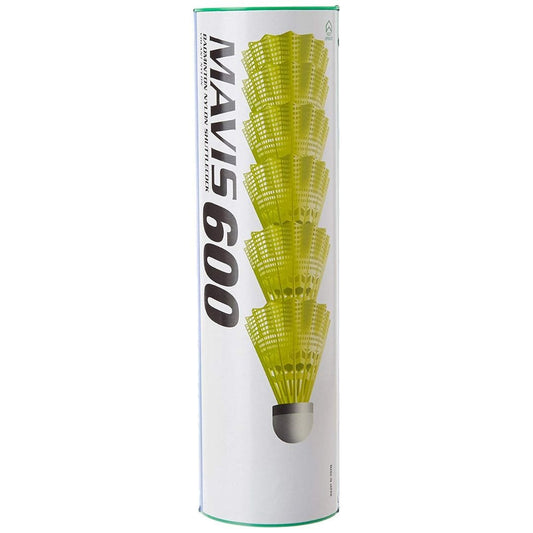 LX INDIA Shuttle Cock Yonex 600 Mavis Nylon Shuttlecock (Yellow)