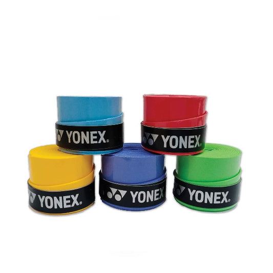 LX INDIA Batminton Grip YONEX Tech-501B Badminton Synthetic Over Grips (Multicolor, Pack of 5)