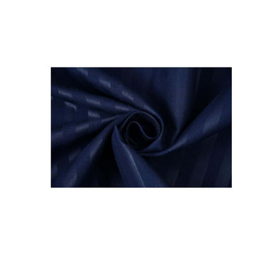 LXINDIA Cloth and Sheets YUKU 210 TC Glace Cotton Satin Single Bedsheet (Navy Blue)