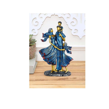 LXINDIA Show Piece ZART Polyresin Family Couple Showpiece for Home Decor