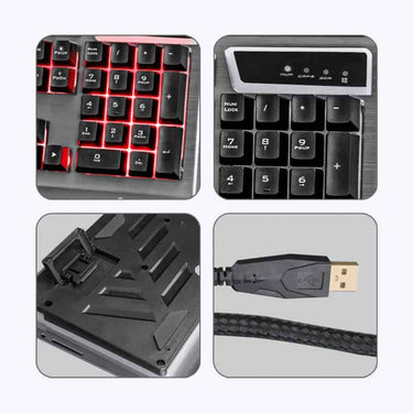 LXINDIA Keyboard and Mouse Combo Zeb-Transformer- Premium Gaming Keyboard and Mouse combo (Black).