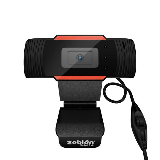 LX INDIA Webcam Zebion Vision Webcam HD 720p, Driverless DSP Chip, 4X Digital Zoom