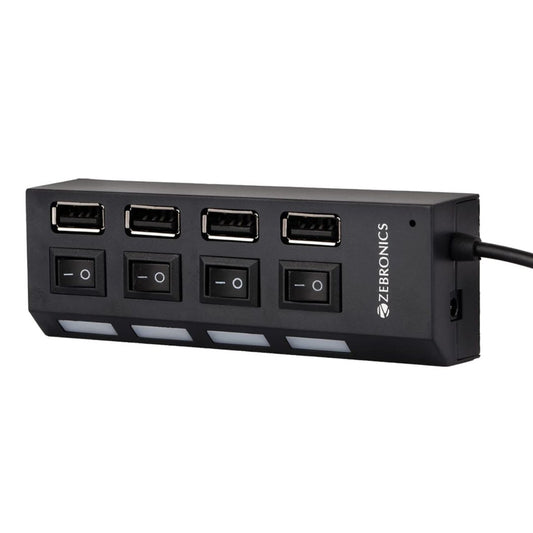 LX INDIA USB HUB ZEBRONICS 150Hb 4 Port USB Hub