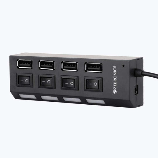 LXINDIA USB HUB ZEBRONICS 150Hb 4 Port USB Hub