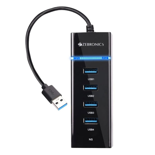 LX INDIA USB HUB Zebronics 300HB 4 Port USB 3.0 Hub