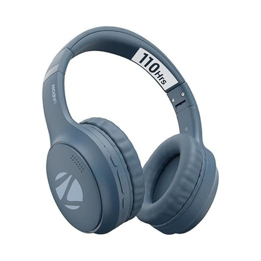 LX INDIA Head phone ZEBRONICS AEON Wireless Headphone blue