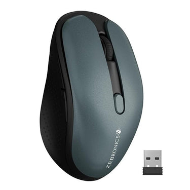 LXINDIA Mice ZEBRONICS Charm Wireless Mouse (Metallic Green)