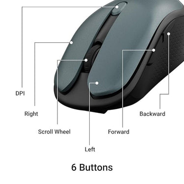 LXINDIA Mice ZEBRONICS Charm Wireless Mouse (Metallic Green)