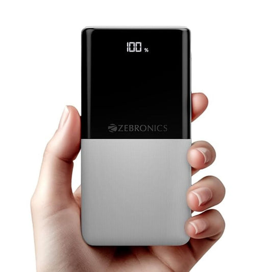 LX INDIA Power Bank ZEBRONICS EnergiPod 10R1 10000 mAh Power Bank (White)