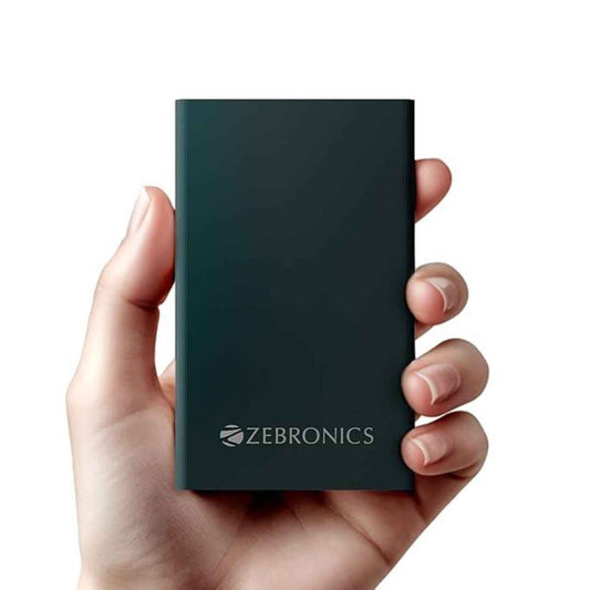LX INDIA Power Bank Olive ZEBRONICS EnergiTank 10MR1 10000 mAh Metal Power Bank