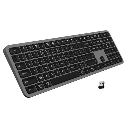 LX INDIA Keyboards ZEBRONICS K5002MW Slim Wireless Keyboard in-Built Battery Type C Charging