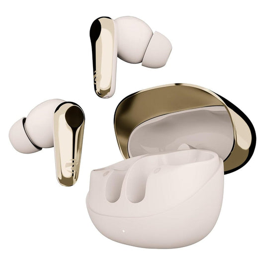 LXINDIA Earbuds ZEBRONICS Monk+ Touch Control Earbuds (White)