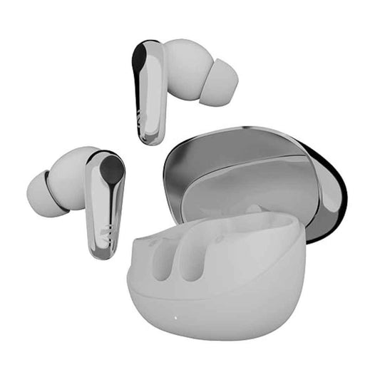 LXINDIA Earbuds ZEBRONICS Monk+ Touch Control Earbuds (White)