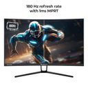 LXINDIA Monitor ZEBRONICS N27B 27(68.5 cm) 1500R Curved Gaming Monitor