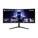 LXINDIA Monitor ZEBRONICS N34A 34(86.4 cm) 1500R Curved Ultrawide Gaming Monitor