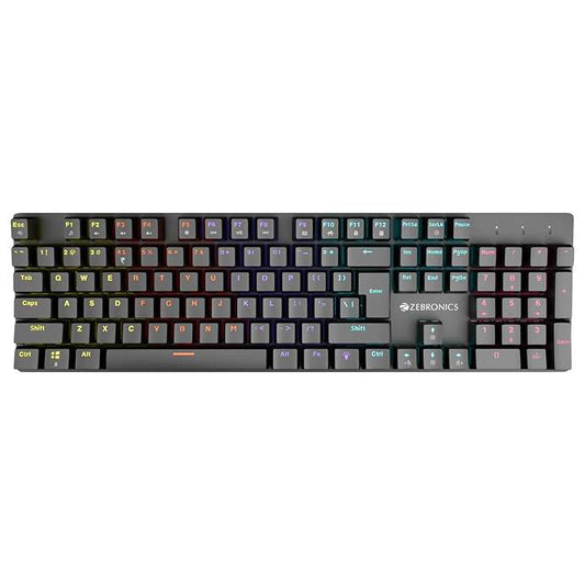 LX INDIA Keyboards ZEBRONICS Nitro Plus Mechanical Keyboard (Black)