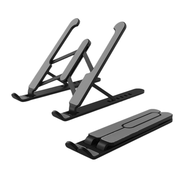 LXINDIA Laptop Stand Zebronics-NS1000 Laptop Stand, Anti-Slip, Supports Maximum of 5kgs Weight, 6 Adjustable Levels.