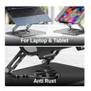 LXINDIA Laptop Stand ZEBRONICS NS3000 PRO 360 degree  Rotatable Laptop Stand