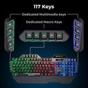 LXINDIA Keyboard and Mouse Combo Zebronics Optimus Gaming Keyboard and Mouse Combo