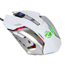 LXINDIA Keyboard and Mouse Combo Zebronics Optimus Gaming Keyboard and Mouse Combo (White)