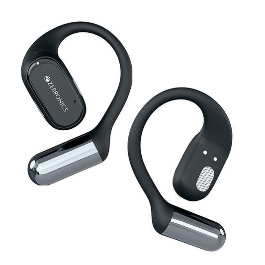 LX INDIA ear buds Jet Black ZEBRONICS PODS O  Wireless OpenEar Earbuds black