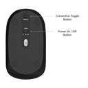 LXINDIA Mice ZEBRONICS Poise Rechargeable Wireless Mouse (Metallic Black)