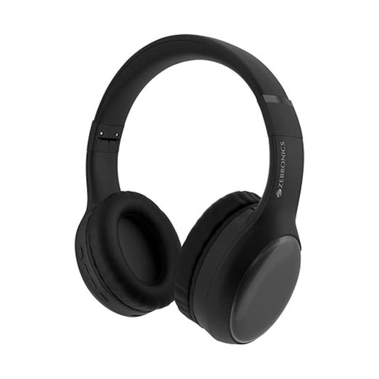 LX INDIA Headphone Black ZEBRONICS Thunder Max Bluetooth Over Ear Headphone black