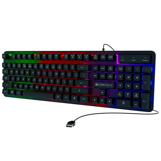 LX INDIA Keyboards ZEBRONICS Transformer K1 Premium Gaming Keyboard
