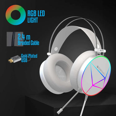 LXINDIA headphone Zebronics Zeb-Blitz (White)