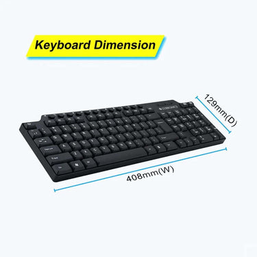 LXINDIA Keyboards ZEBRONICS ZEB-KM2100