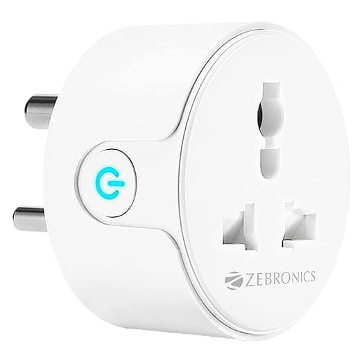 LXINDIA adapter Zebronics ZEB SP110 smart Wi Fi plug compatible with google assistant