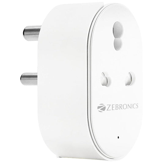 LXINDIA Smart WiFi Plug Zebronics ZEB-SP116, Smart Wi-Fi Plug Compatible with Google Assistant & Alexa