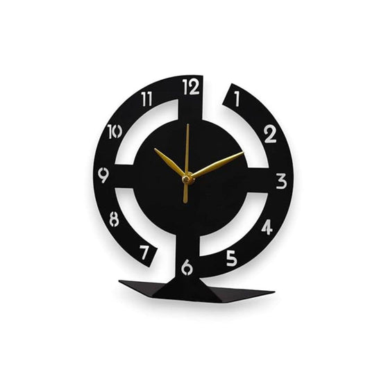 LX INDIA Antique Table clock ZENTIMO STORE Black & White Analog Table Clock