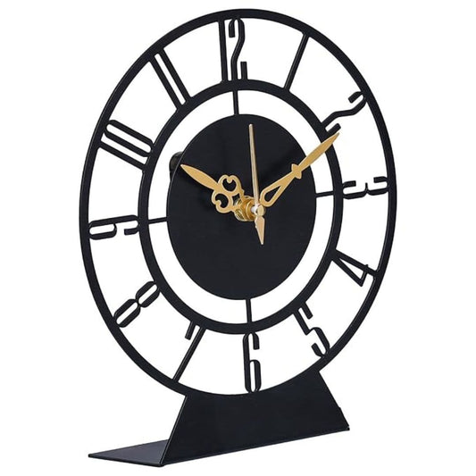 LX INDIA Antique Table clock ZENTIMO STORE Designer Metal Analog Table Clock