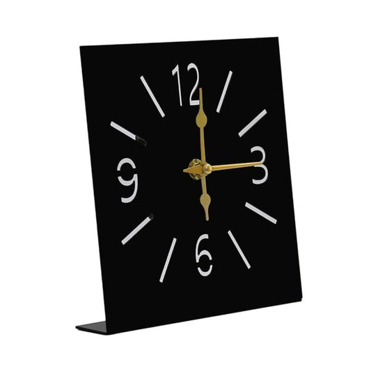 LX INDIA Antique Table clock ZENTIMO STORE Modern Black Metal Table Clock