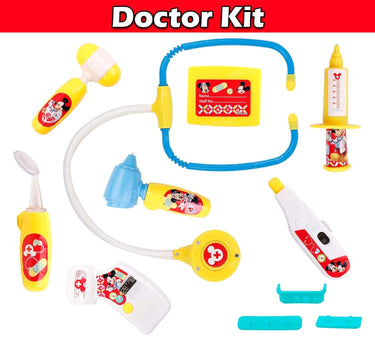 LXINDIA Toys Zest 4 Toyz  2 in 1 Doctor Set (Doctor Kit Trolly Mickey)